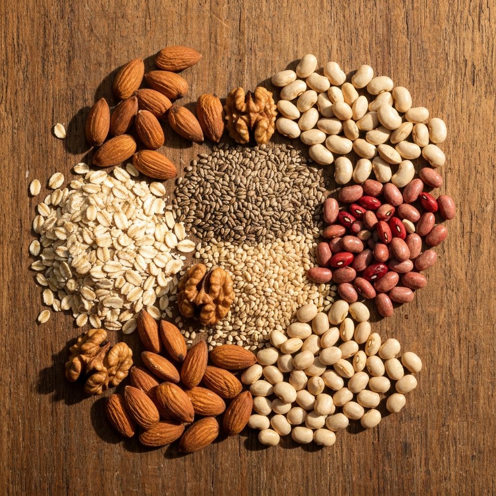 Натуральные орехи и зерна